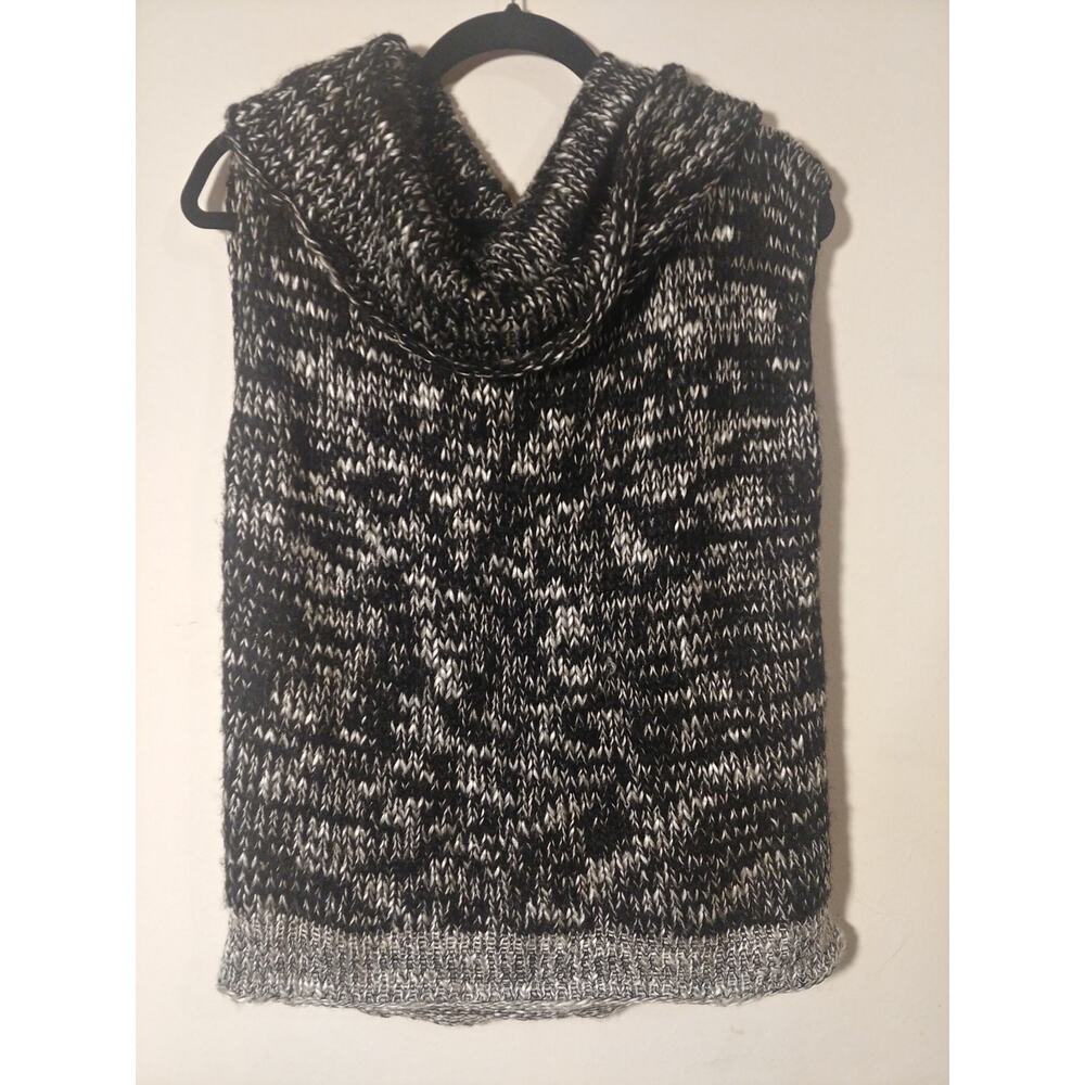 Buffalo David Bitton Sweater Cowl Neck Pullover Sleeveless Wool/Acrylic Blend XS